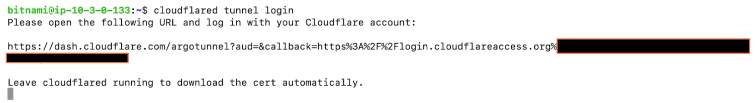 Cloudflare provides for easily authenticating Cloudflare Tunnel with a Cloudflare account.